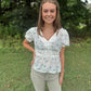 Fast Car Floral Top