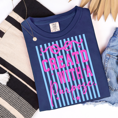 Created With Purpose Graphic Tee