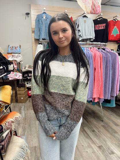 Safe Haven Striped Sweater