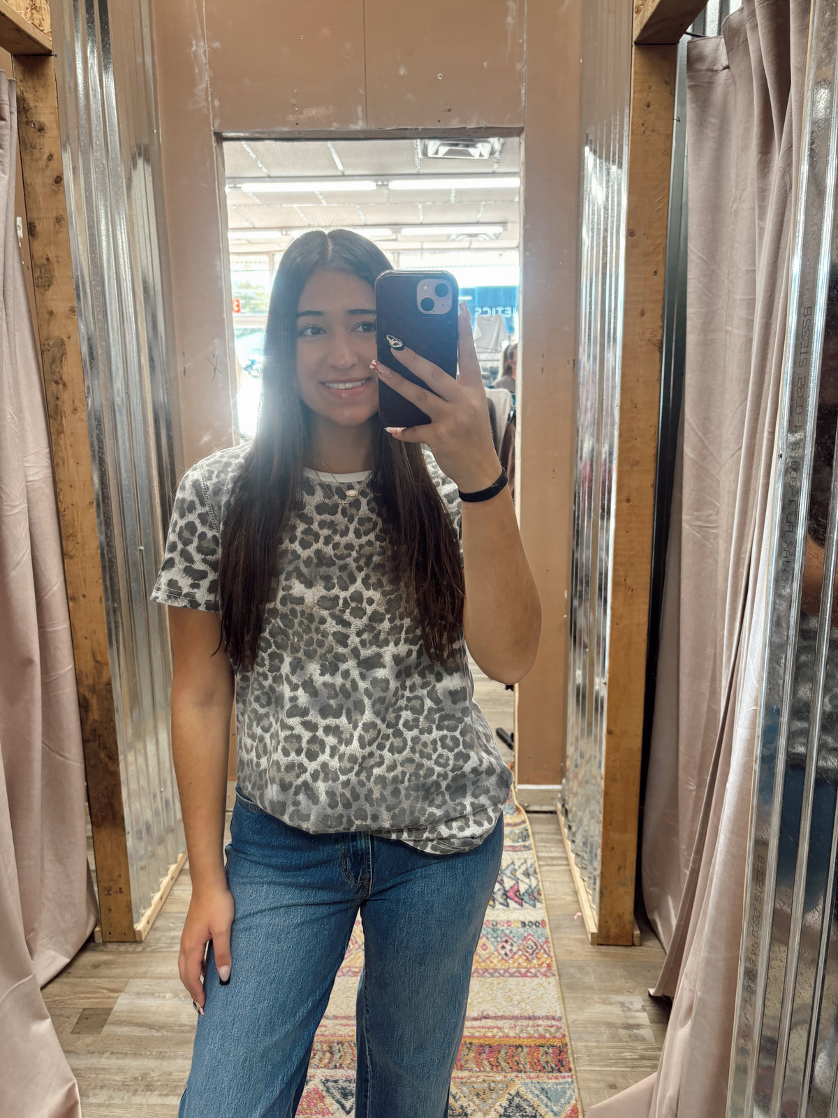 DB - Crewneck Short Sleeve Top Cheetah