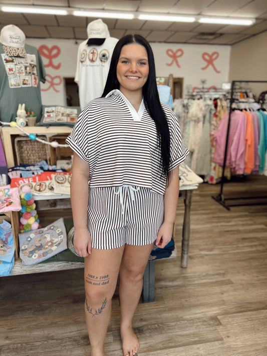 The Sweet & Sporty Set - Brown