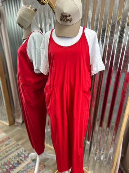 DOORBUSTER Jumpsuit - Ruby
