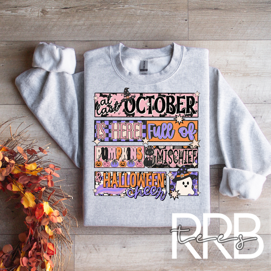 At Last October Graphic Tee