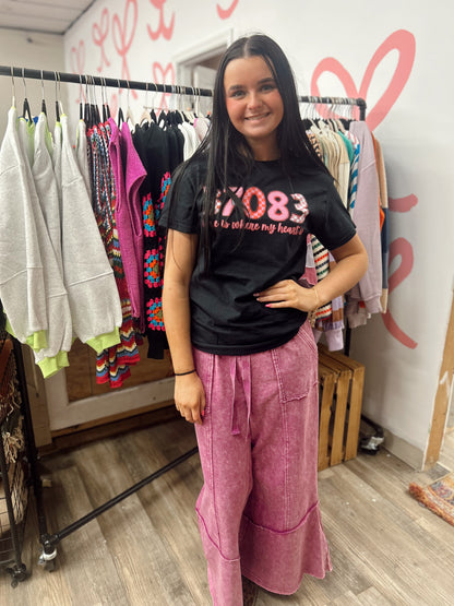 Talk Sweet To Me Flare Pants - Lt Plum