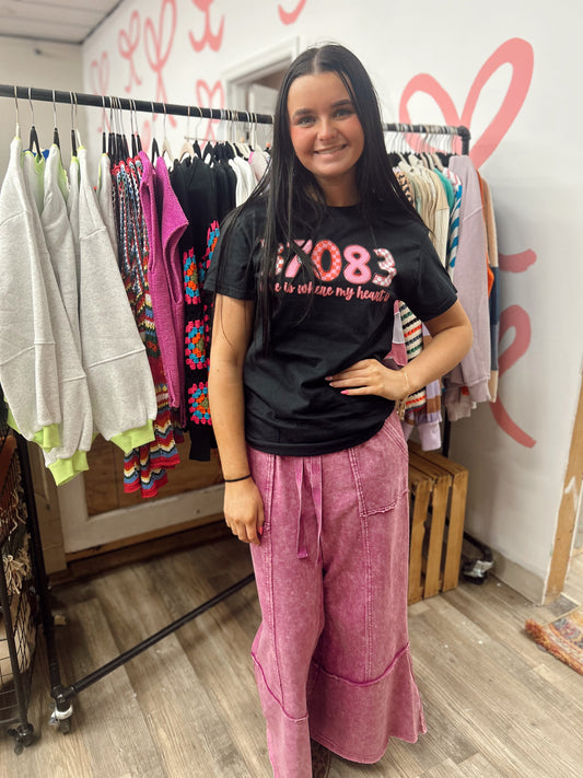 Talk Sweet To Me Flare Pants - Violet