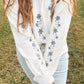 Danity Girl Embroidered Sweater