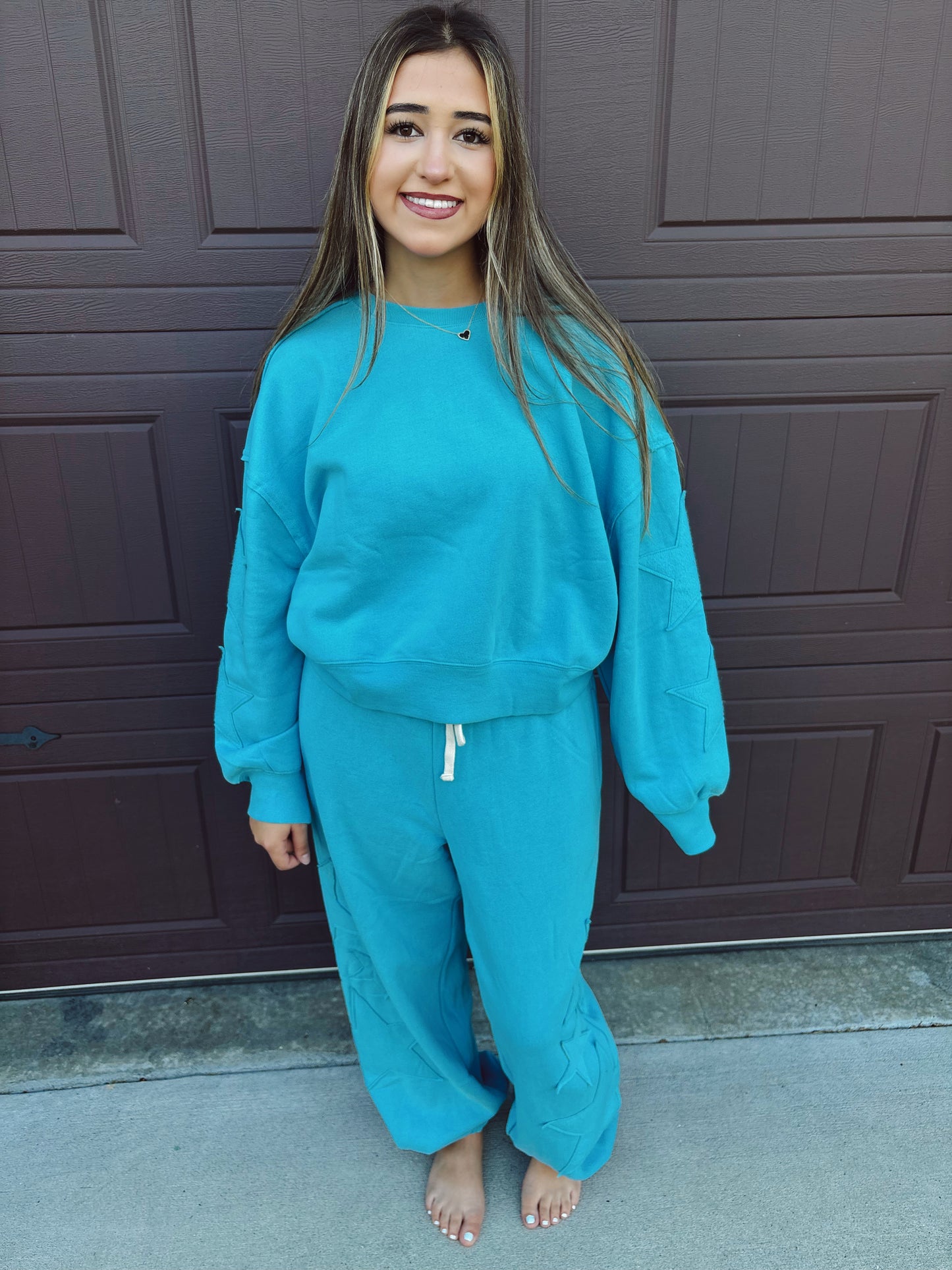 Star Of The Show Sweatshirt - Sky