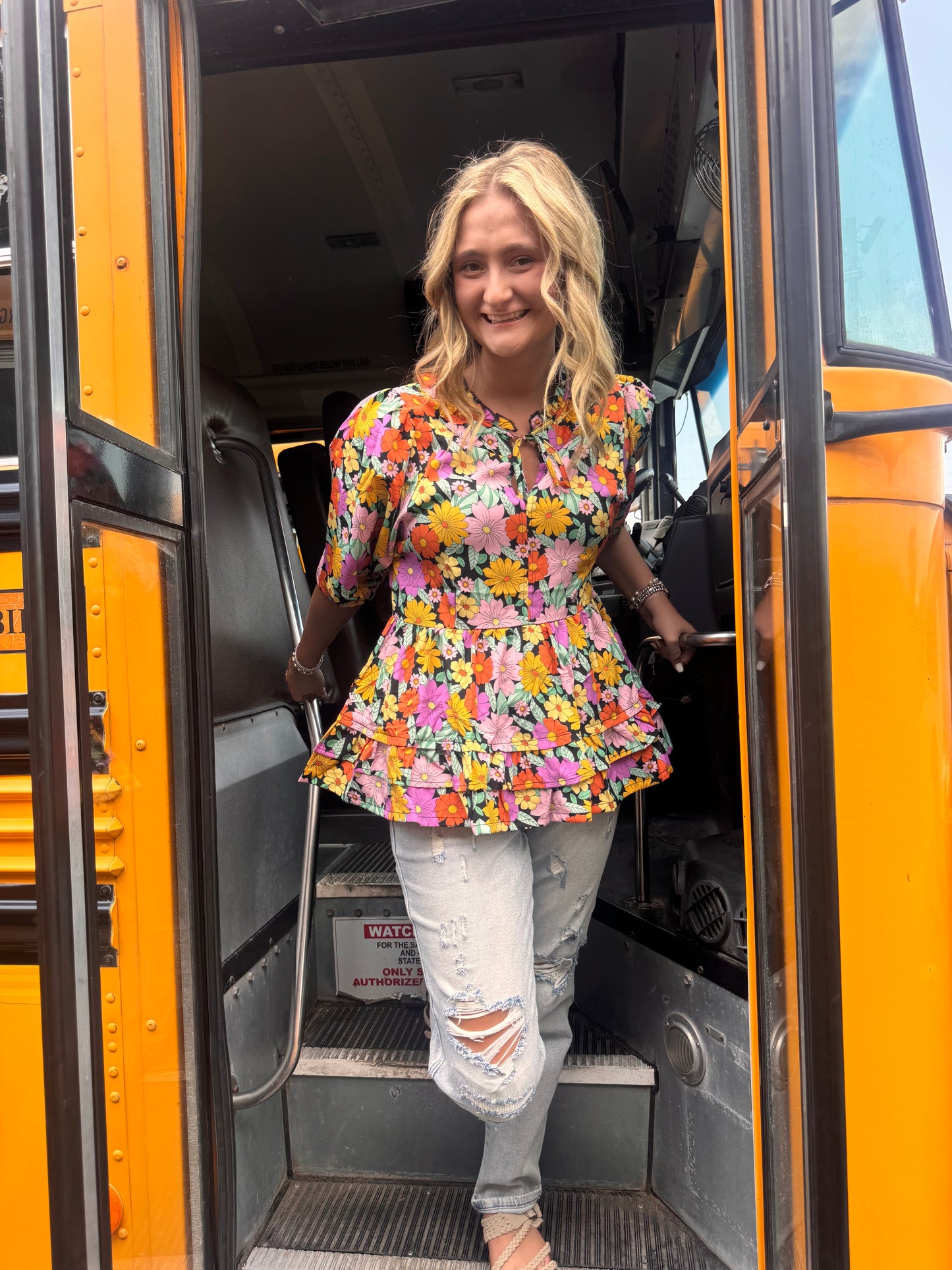 Good Times Floral Top