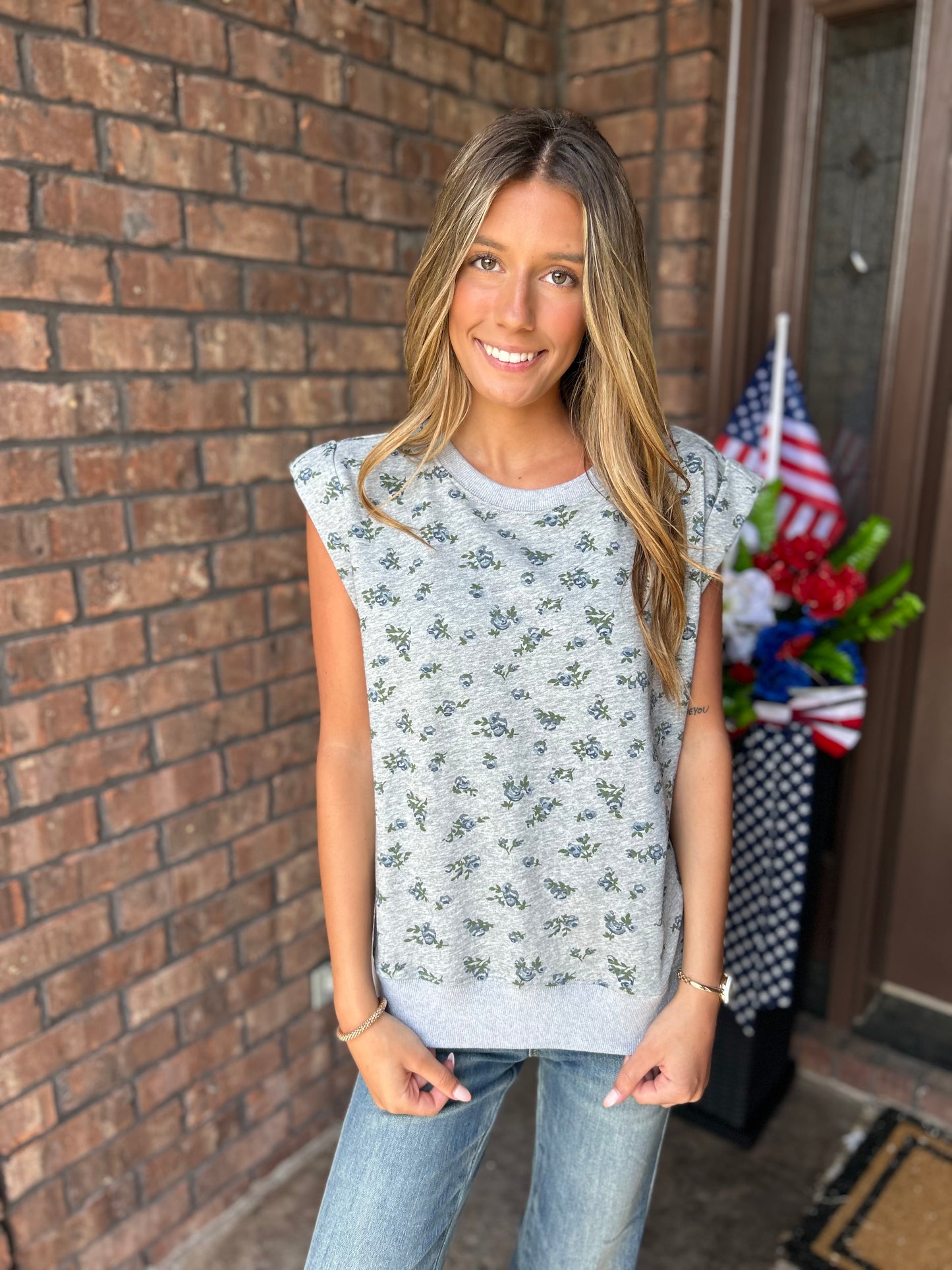 Backroad Harmony Floral Top
