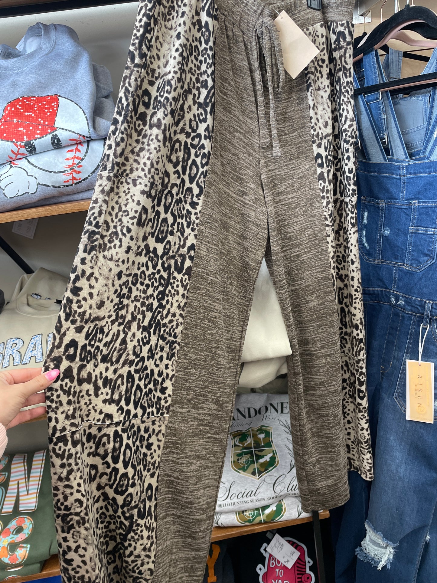 Cheetah Girl 2 Toned Flare Pants {2 Colors}