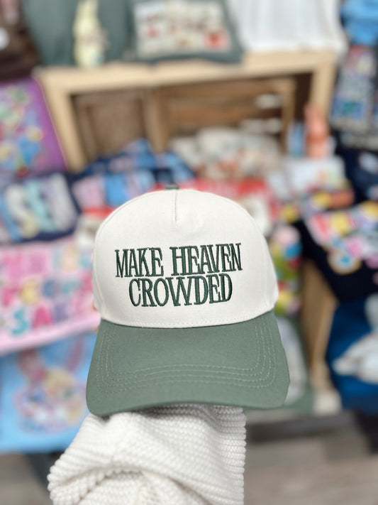 Make Heaven Crowded Ball Cap - Dark Forest