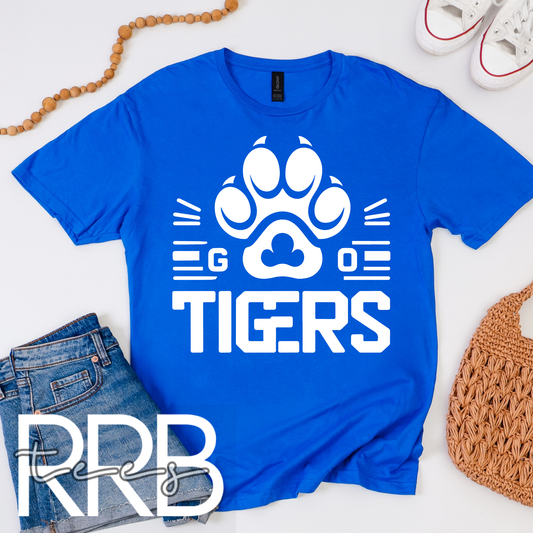 Go Tigers Big Paw Graphic Tee