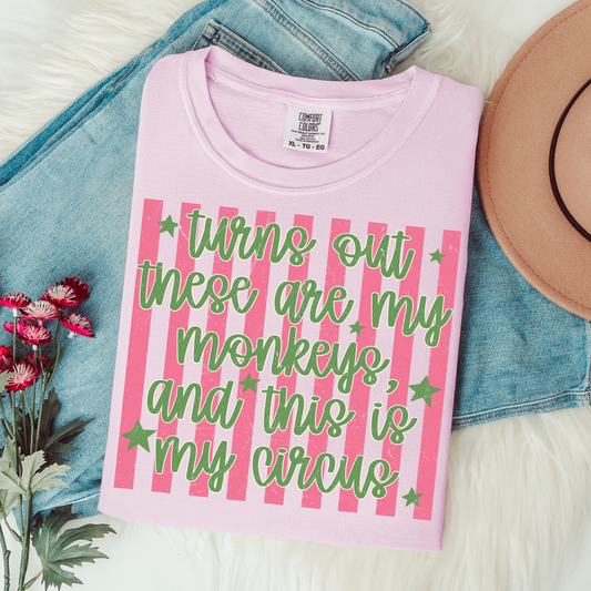 Turns Out These Are My Monkeys Graphic Tee