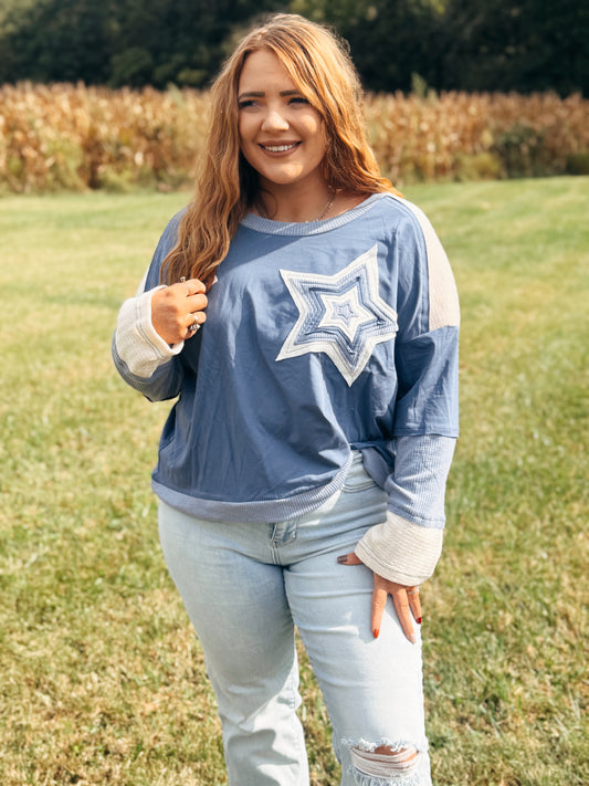 Believe It Star Long Sleeve Top