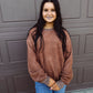 Sweater Weather Oversized Sweater - Chestnut