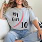 My Boy/My Girl Baseball /Softball Graphic Tees - Adult