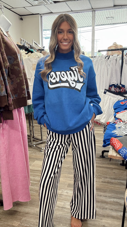 Gameday Striped Pants - Black
