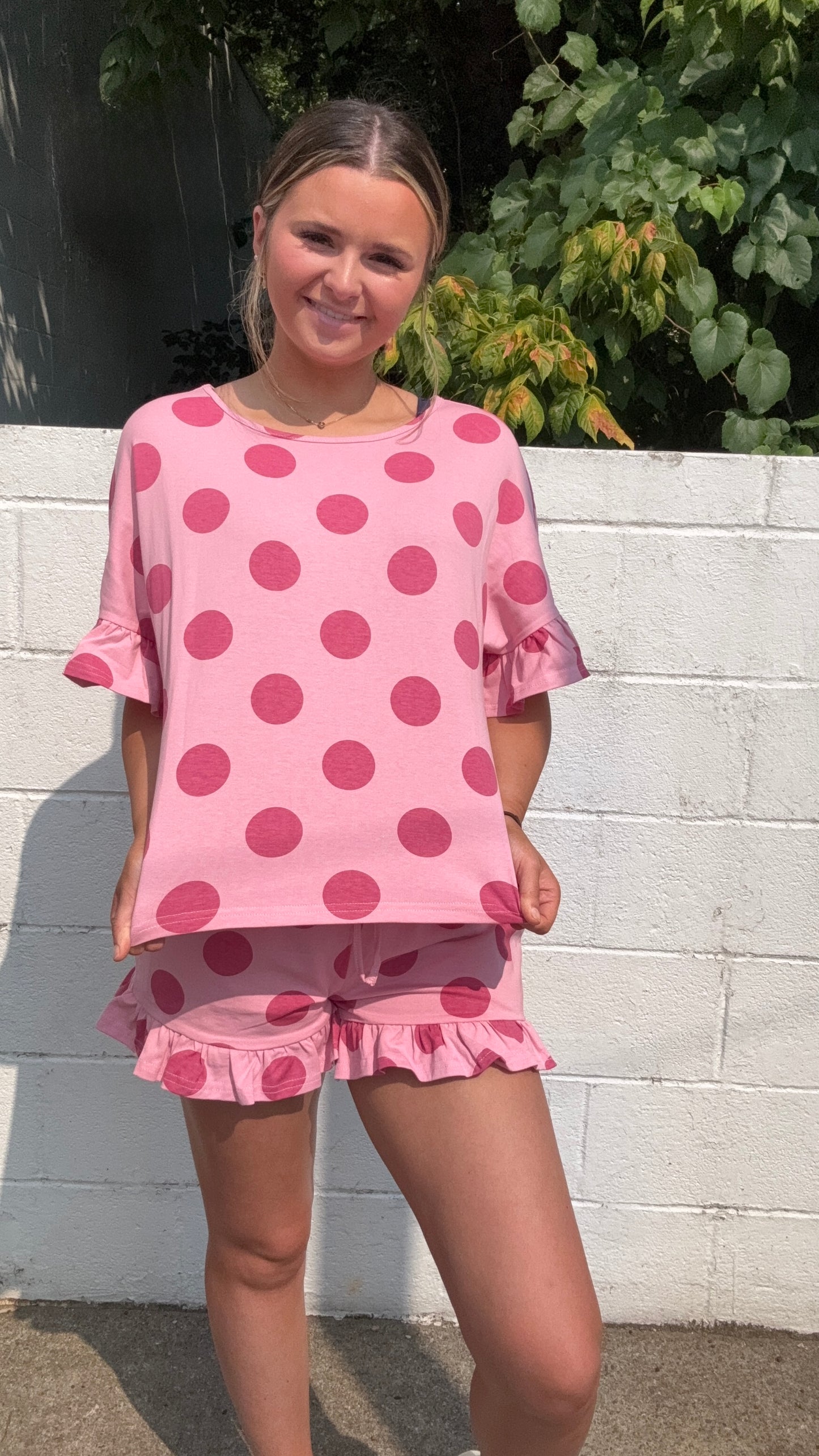 Girly Girl 2 Piece Set - Blush