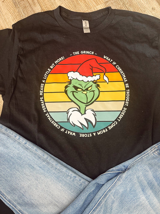 The Grinch Circle Graphic Tee
