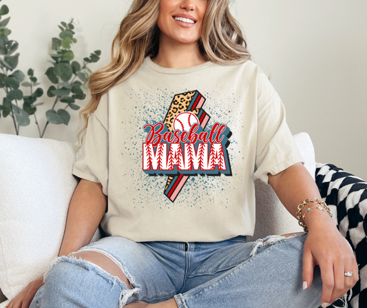 Baseball Mama Graphic Tee - Adult