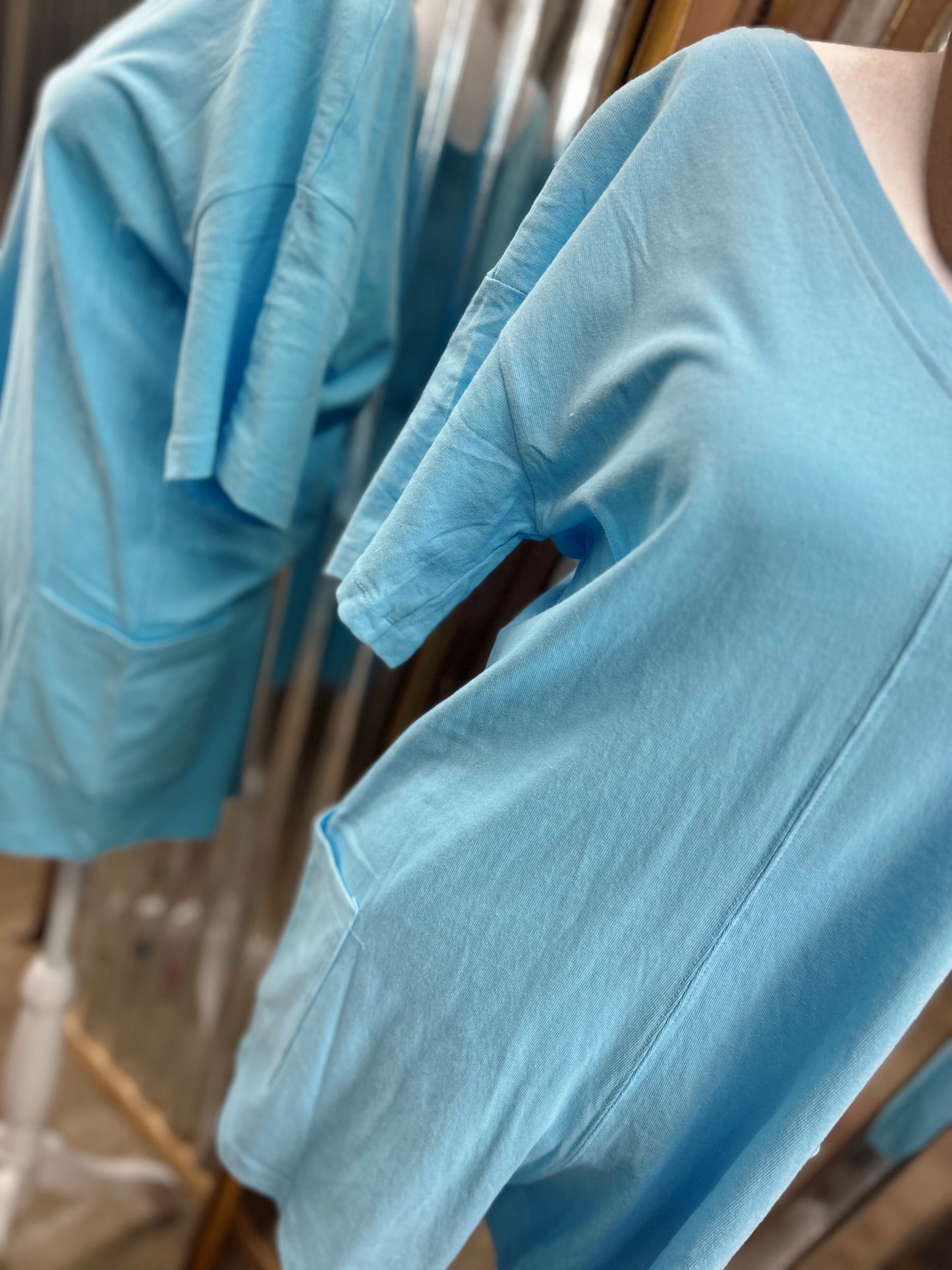 DOORBUSTER Reversible Romper - Sky Blue