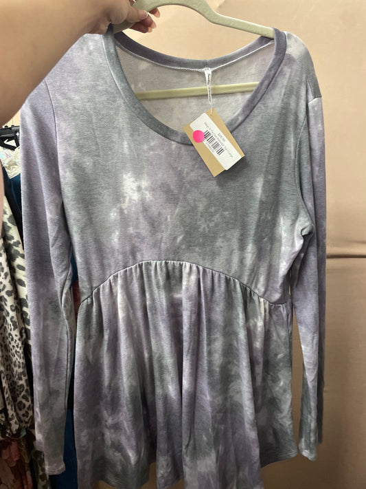 Mean It Tie Dye Babydoll Top