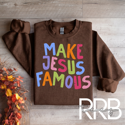 Make Jesus Famous Graphic Tee