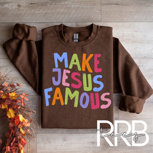 Make Jesus Famous Graphic Tee