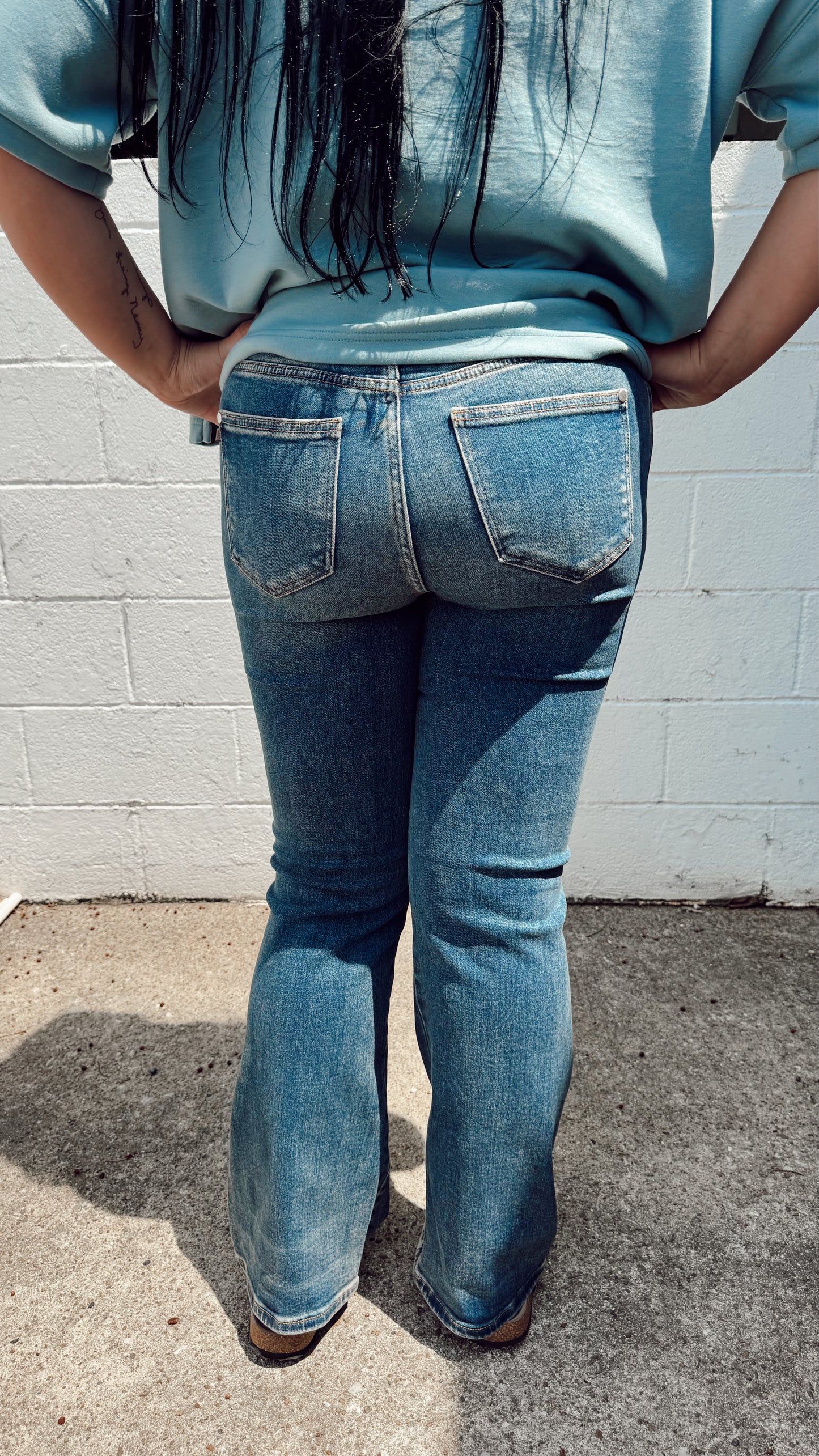 Josephine JUDY BLUE Mid Rise Bootcut Jeans
