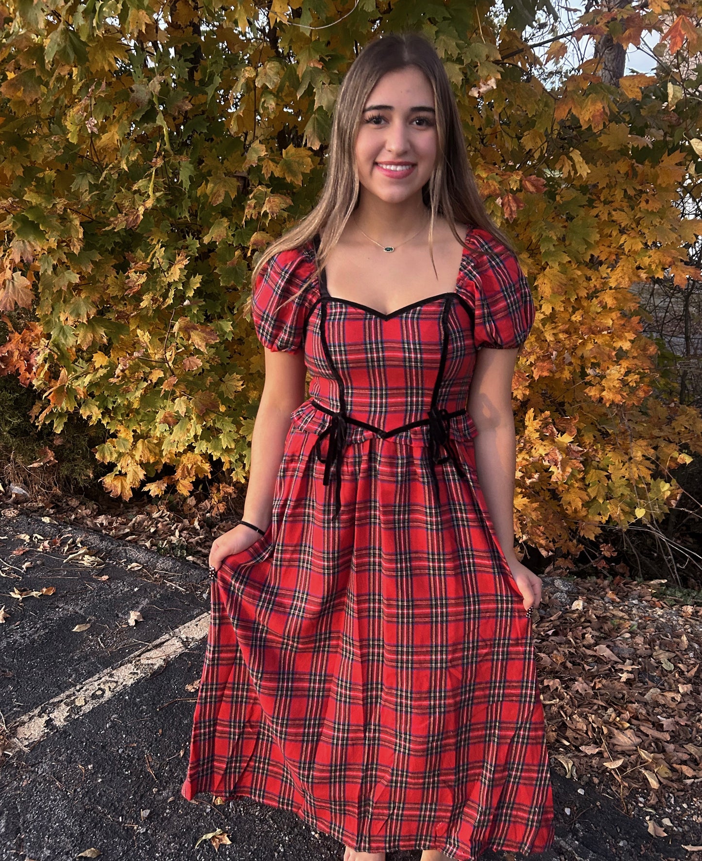 Under The Mistletoe Midi Dress