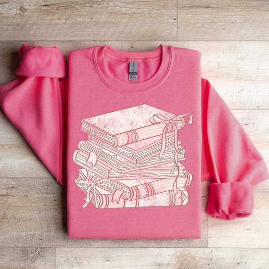 Pink Books Graphic Tee