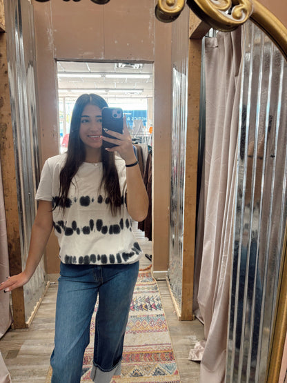 DB - Tie Dye Short Sleeve Top