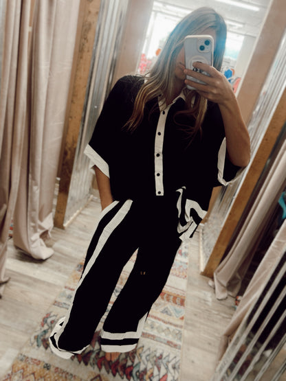 Love You More 2 Piece Set - Black
