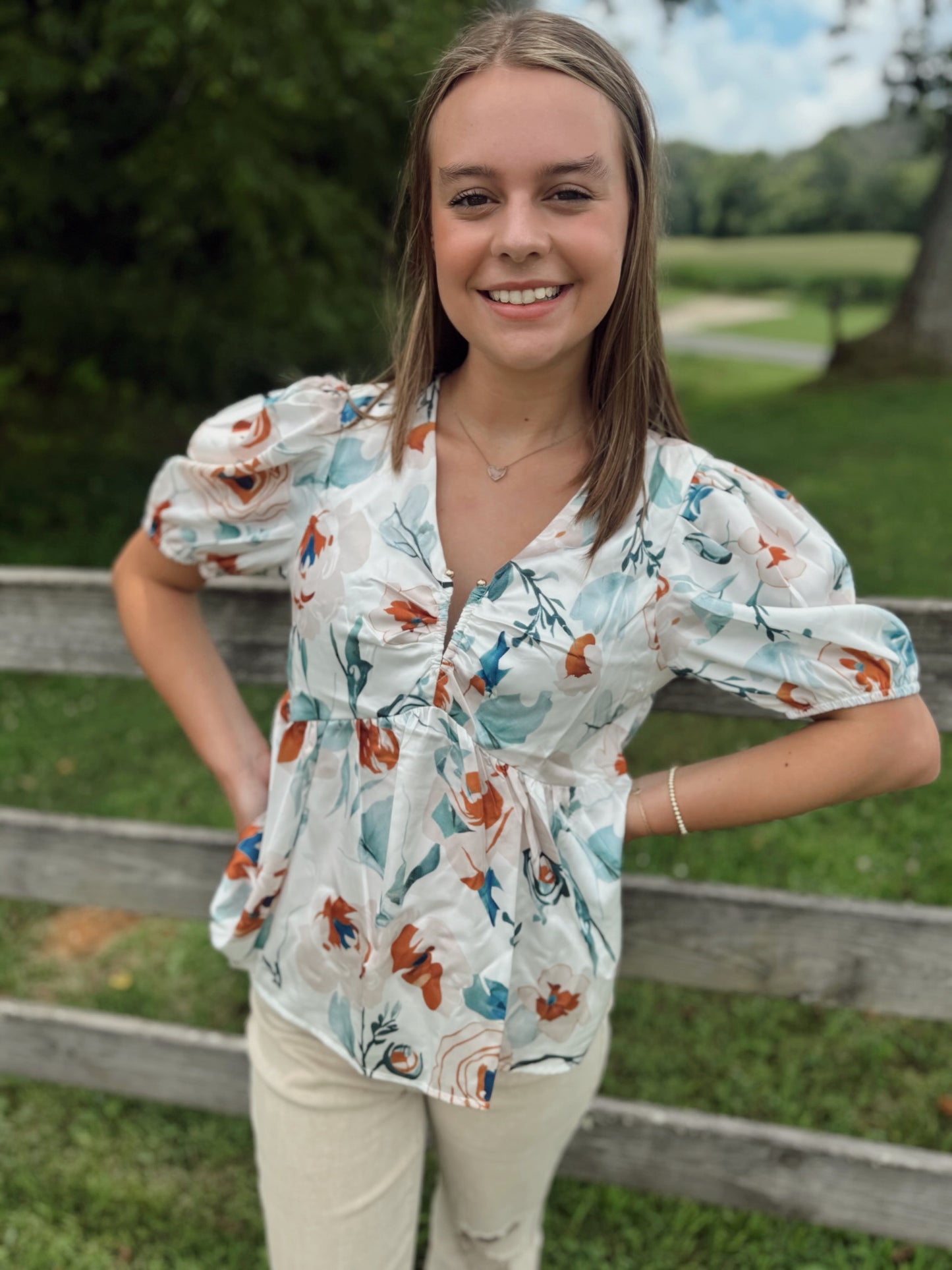 No Apologies Floral Top