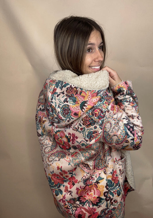 One of a Kind Floral Jacket