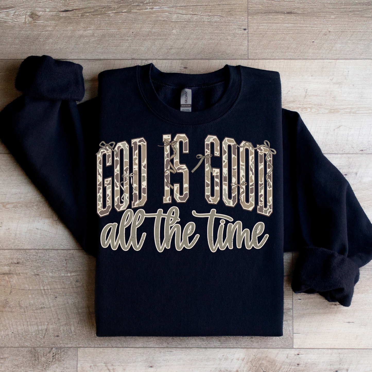 God is Good Camo Graphic Tee