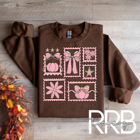 Pink Pumpkin Frames Graphic Tee