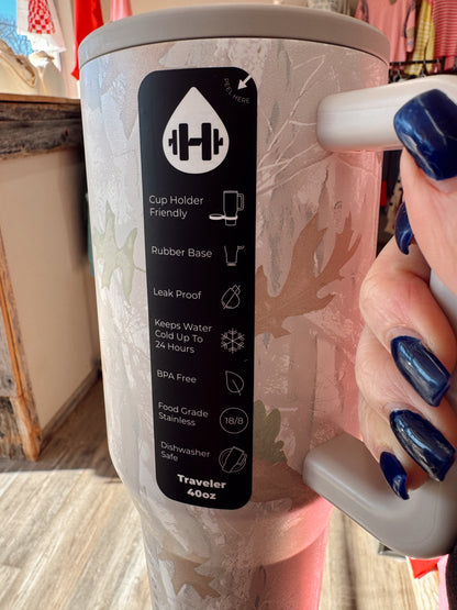 HydroJug 40 oz Traveler Tumbler - Winter Camo