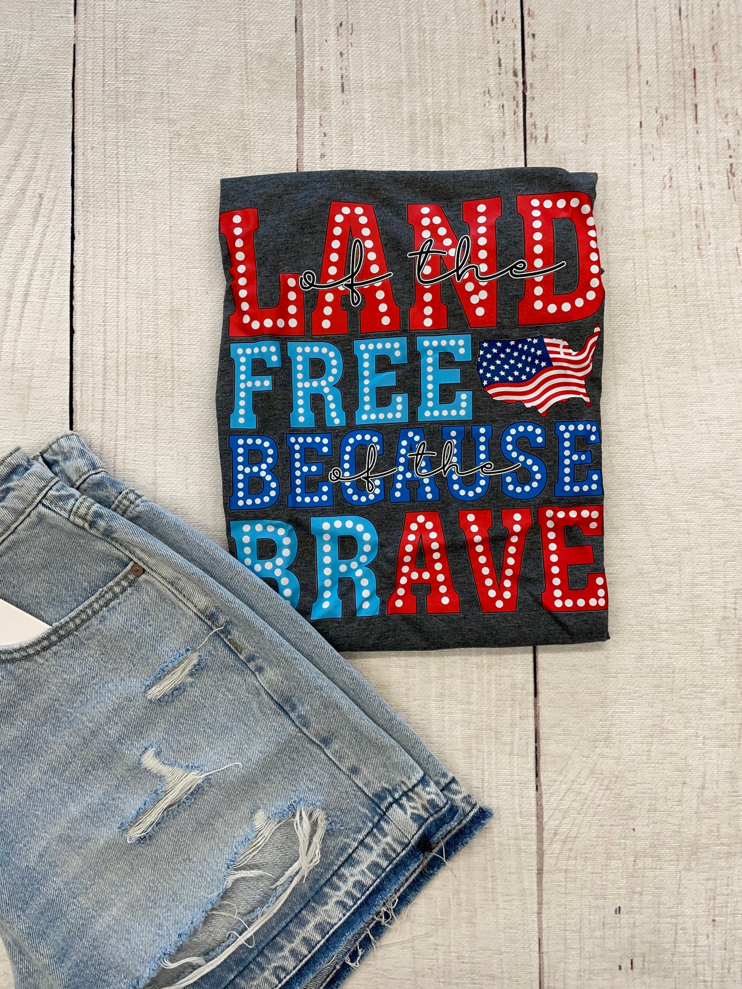 Land of The Free Graphic Tee