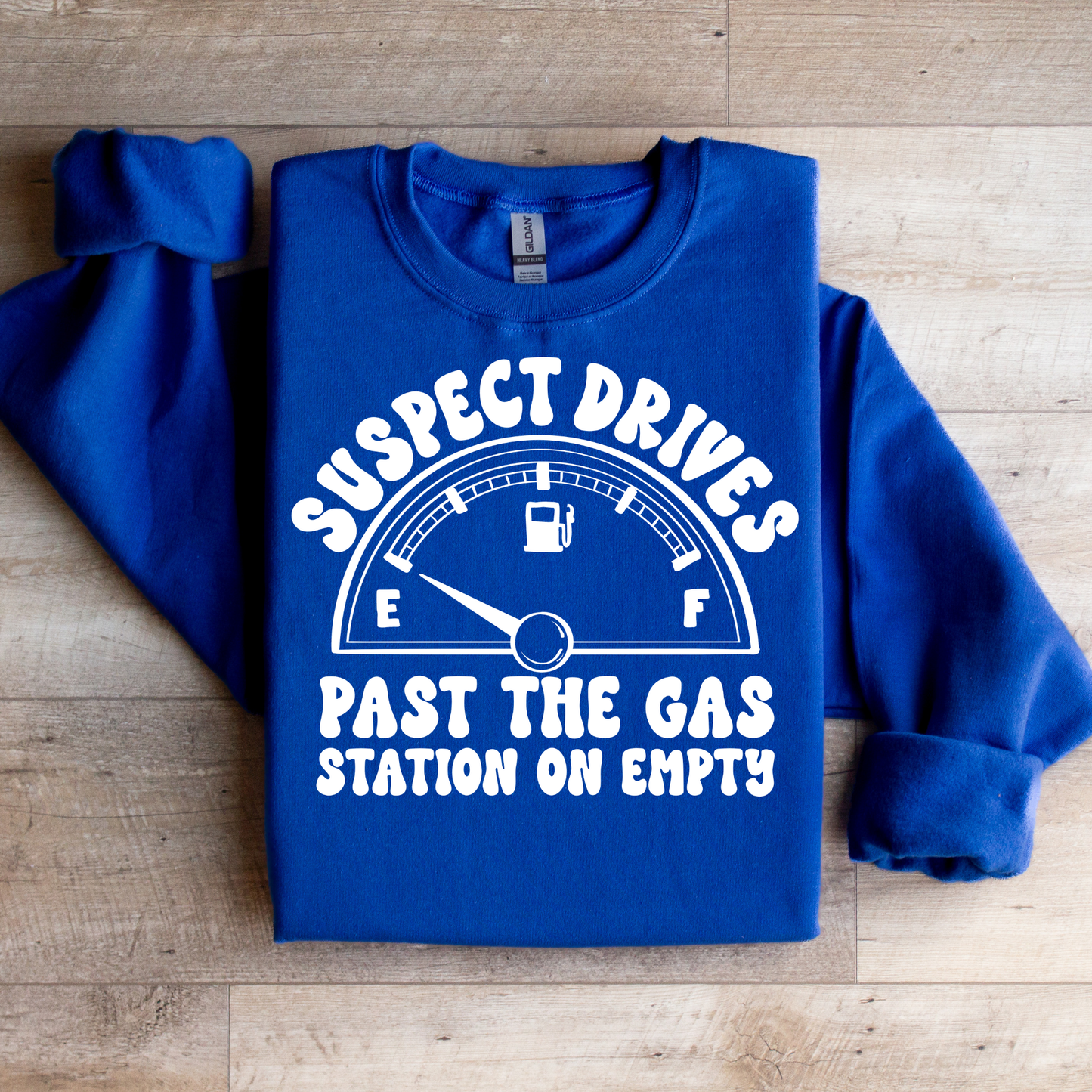 Suspect Drives Past The Gas Station On E Graphic Tee