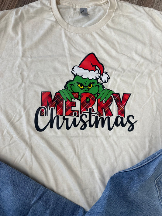 Merry Christmas Grinch Graphic Tee