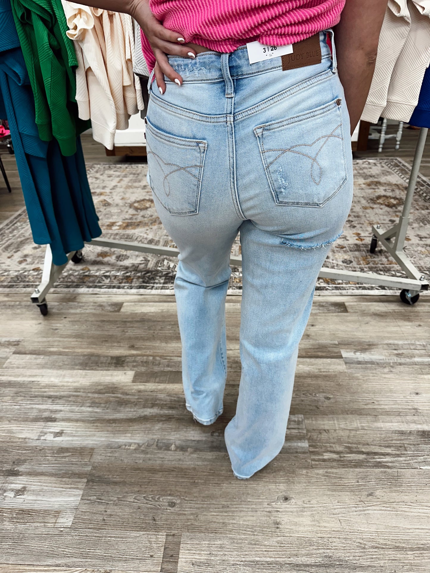 Jennifer 90's Straight Judy Blue Jeans