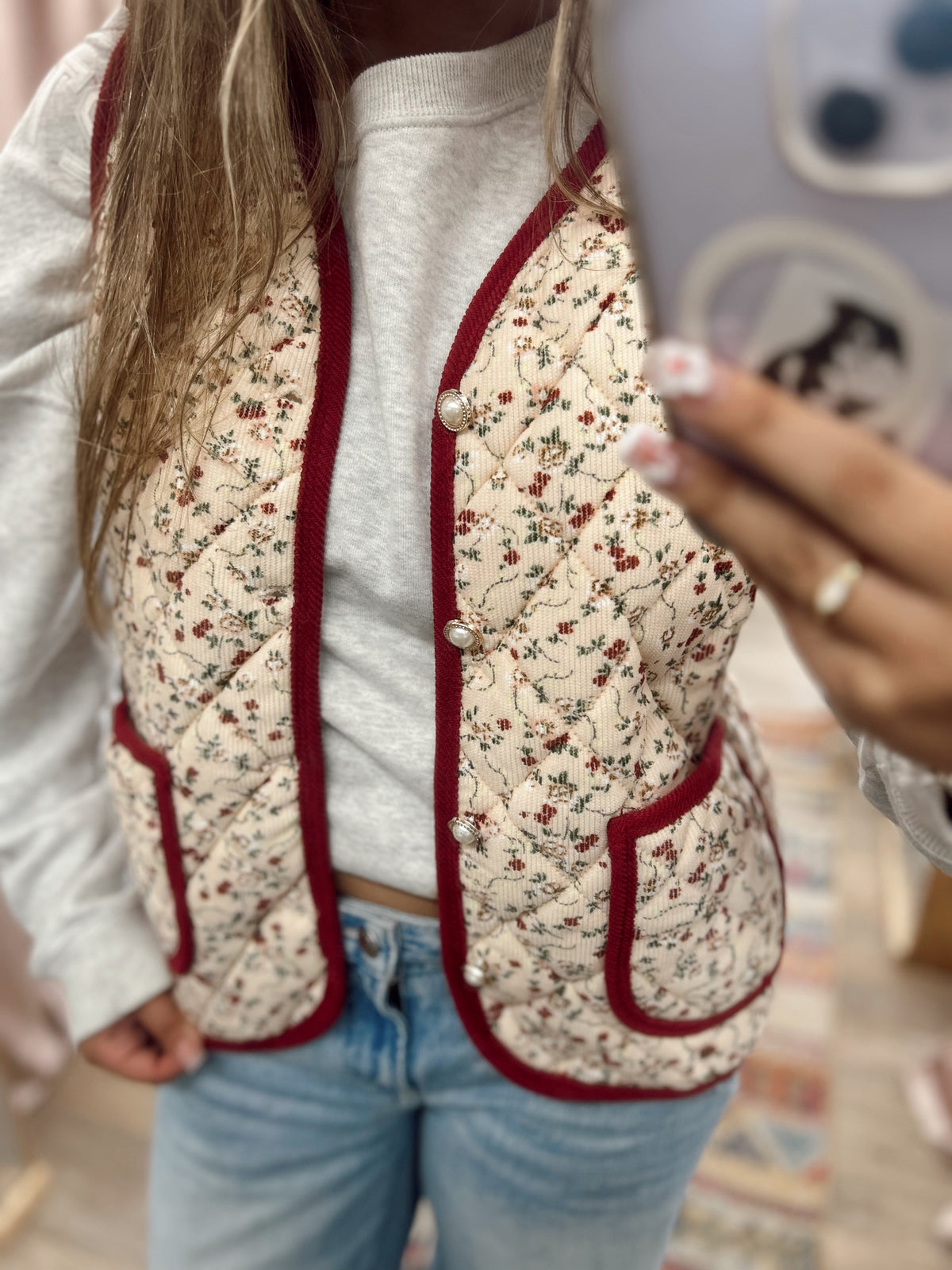 Should've Been A Cowboy Quilted Vest
