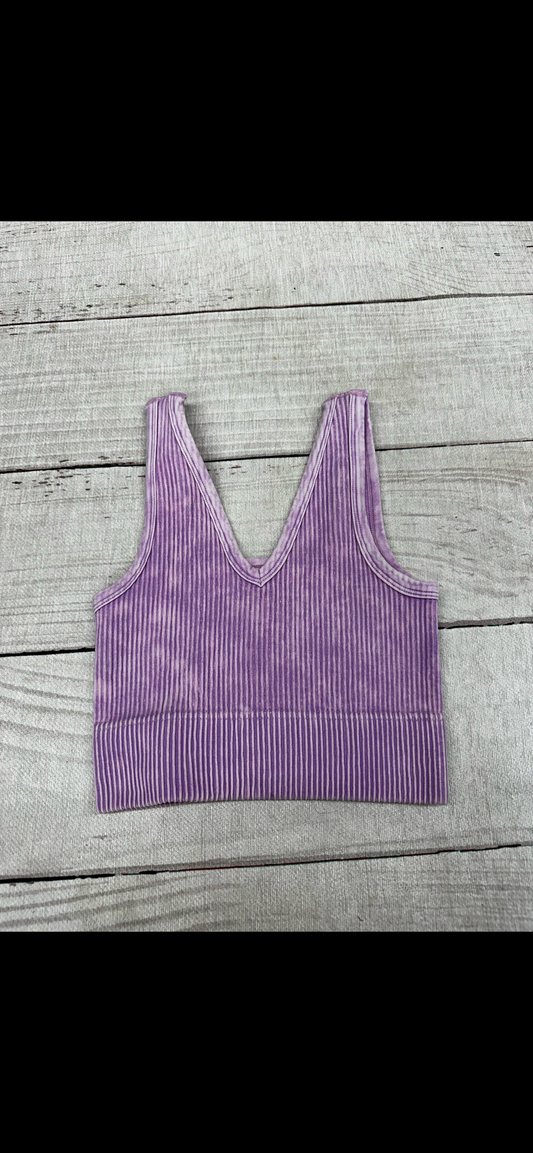 New Days Ribbed Cropped Tank Top - 6 Colors