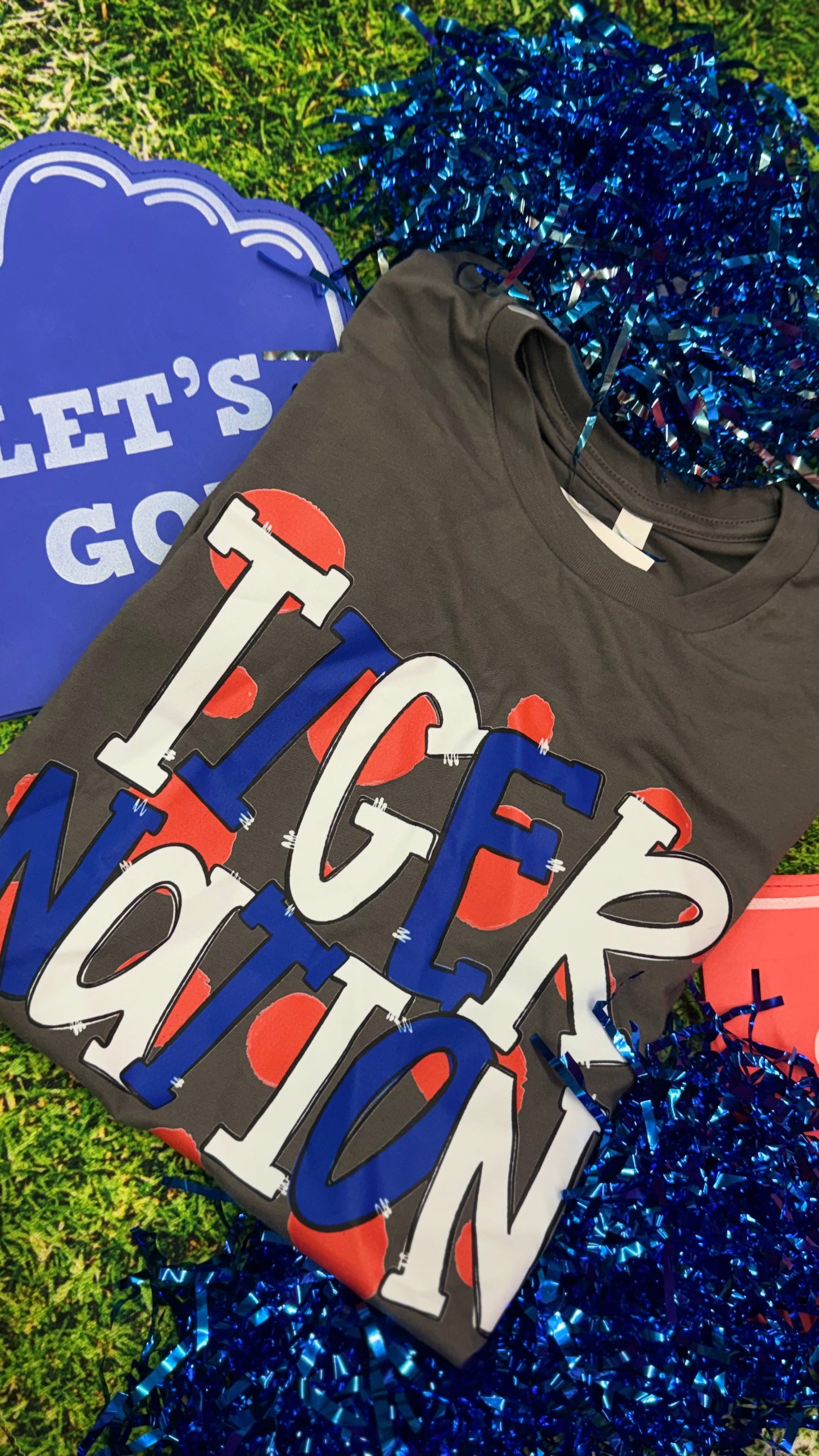 Tiger Nation Polka Dots Graphic Tee