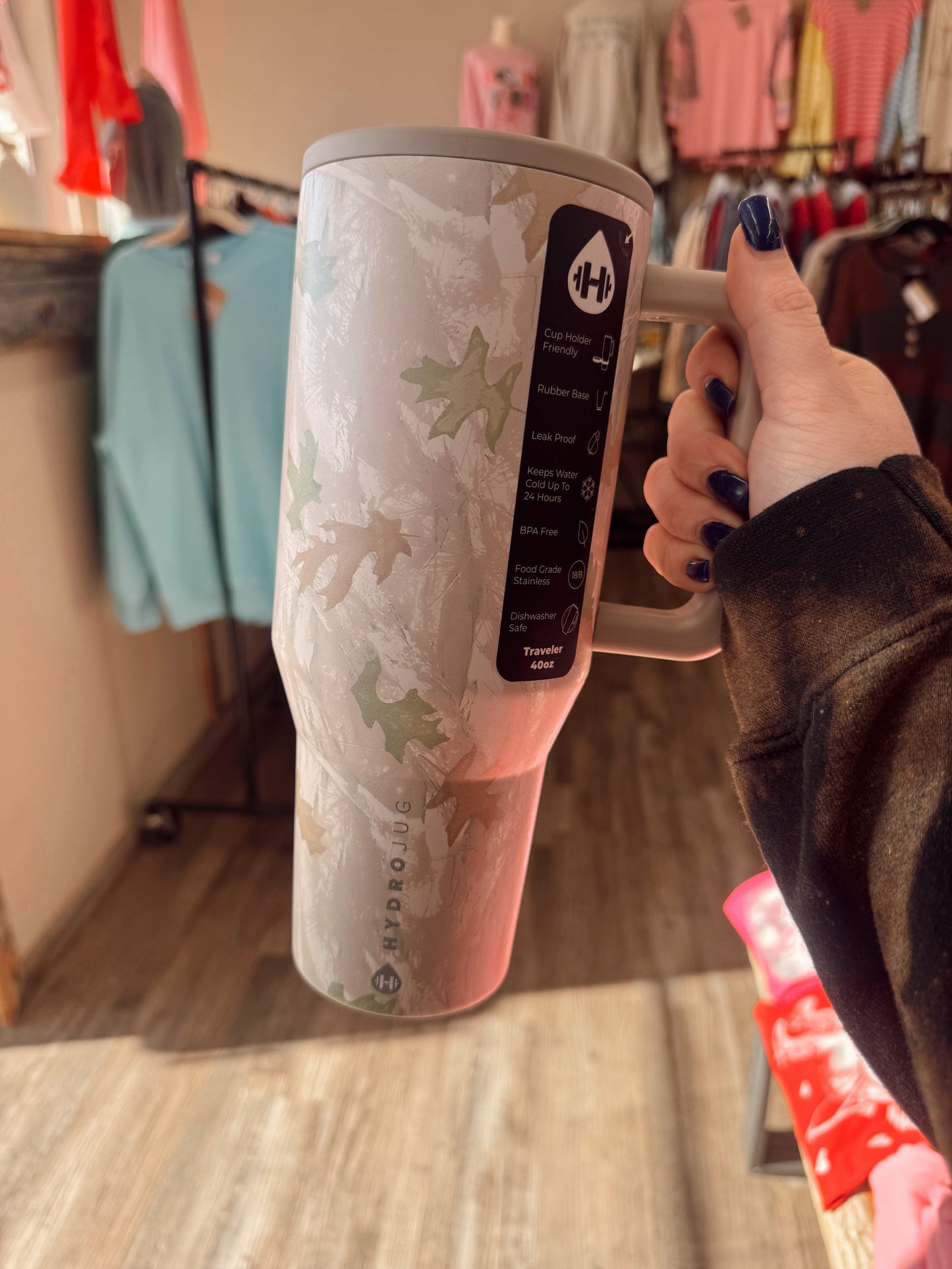 HydroJug 40 oz Traveler Tumbler - Winter Camo