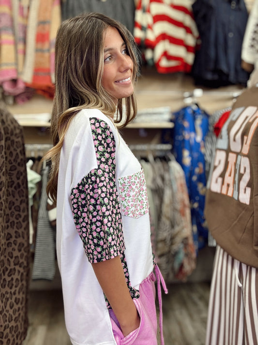 Walking On Sunshine Oversized Top