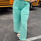 Daydreaming Girl Mineral Wash Cargo Pants