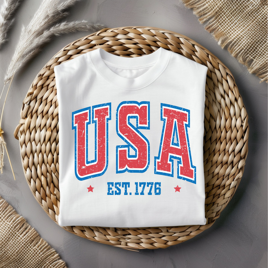 Patriotic Graphic Tee - 9