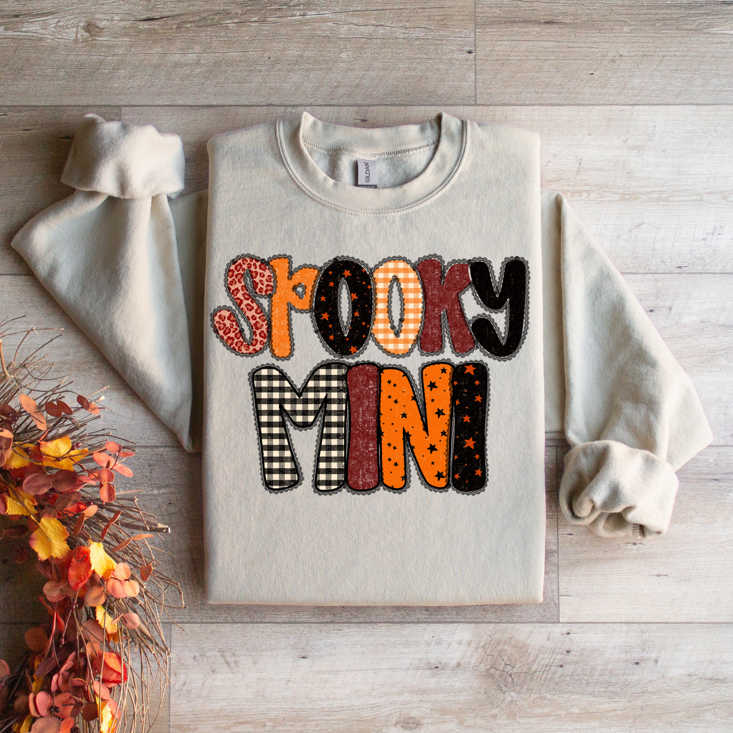 Spooky Mini Plaid Graphic Tee